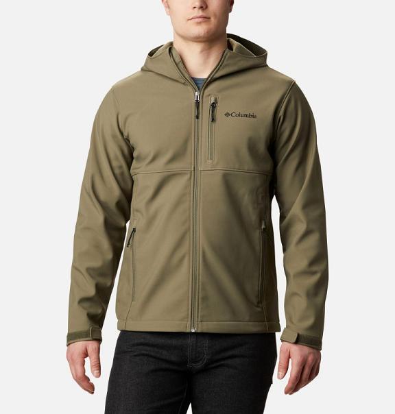 Columbia Ascender Softshell Jacket Green For Men's NZ93710 New Zealand
